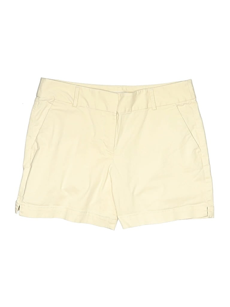 Pre-owned Ann Taylor Loft Khaki Shorts In Yellow