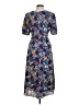 BCBGeneration Print Blue Casual Dress Size 8 - photo 2