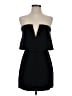 BCBGMAXAZRIA Solid Black Cocktail Dress Size 4 - photo 1