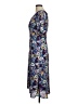 BCBGeneration Print Blue Casual Dress Size 8 - photo 5