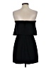 BCBGMAXAZRIA Solid Black Cocktail Dress Size 4 - photo 2