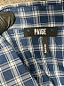 Paige Checkered-gingham Blue Long Sleeve Button-Down Shirt Size XL (estimated) - photo 7