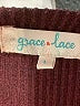 Grace & Lace Burgundy Pullover Sweater Size L - photo 7