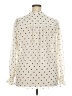 Torrid Polka Dots Ivory Long Sleeve Blouse Size 2X Plus (2) - photo 2