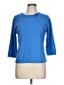 Sag Harbor 100% Acrylic Blue Sweatshirt Size L (petite) - photo 1