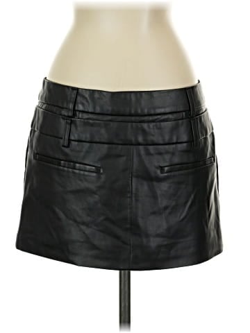 Paper Moon Seoul Faux Leather Skirt (view 2)