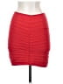 Silence and Noise Solid Red Casual Skirt Size S - photo 2