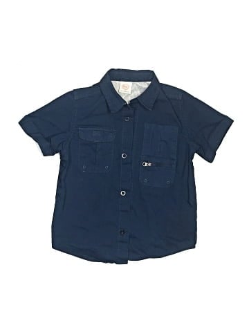 Wonder Nation Short Sleeve Button-Down Shirt (view 1)