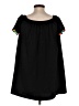 ASOS 100% Cotton Black Short Sleeve Blouse Size 2 - photo 2