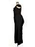 Aqua 100% Polyester Black Cocktail Dress Size 14 - photo 5