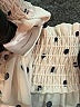 Summersalt Polka Dots Ivory Short Sleeve Blouse Size M - photo 7