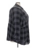 Torrid 100% Rayon Checkered-gingham Gray Long Sleeve Button-Down Shirt Size 5X Plus (6) - photo 4