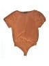 Express Brown Short Sleeve Top Size S - photo 1