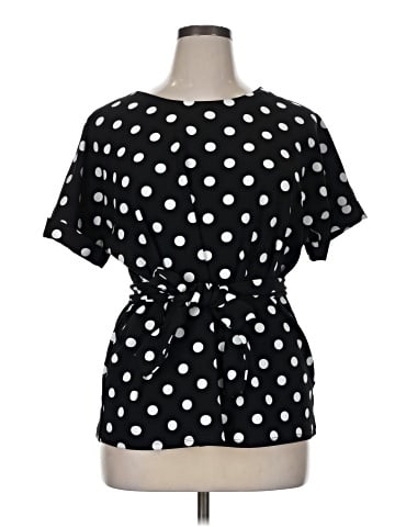 Worthington Short Sleeve Blouse (view 1)