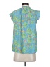 Current Air 100% Polyester Blue Sleeveless Blouse Size S - photo 2