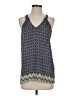 Pixley 100% Polyester Blue Sleeveless Blouse Size S - photo 1