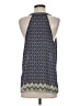 Pixley 100% Polyester Blue Sleeveless Blouse Size S - photo 2