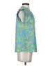 Current Air 100% Polyester Blue Sleeveless Blouse Size S - photo 4