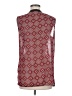 DressBarn 100% Polyester Red Sleeveless Blouse Size M - photo 2