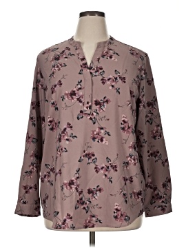 Hilary Radley Long Sleeve Blouse