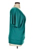 AB Studio Teal Short Sleeve Blouse Size XL - photo 4