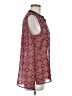 DressBarn 100% Polyester Red Sleeveless Blouse Size M - photo 4
