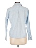 L.L.Bean 100% Cotton Houndstooth Blue Long Sleeve Button-Down Shirt Size L - photo 2