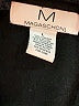 M Magaschoni Black Long Sleeve Top Size L - photo 7