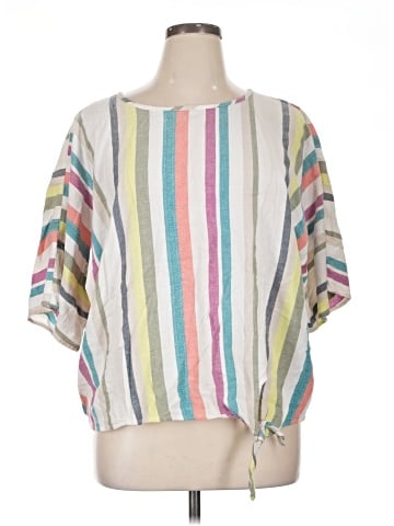 Time and Tru Short Sleeve Blouse (view 1)