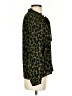 Talbots Animal Print Green Long Sleeve Blouse Size S (petite) - photo 4