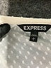 Express 100% Polyester Ivory Long Sleeve Blouse Size L - photo 7