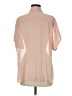 DR2 100% Polyester Polka Dots Pink Short Sleeve Blouse Size M - photo 2