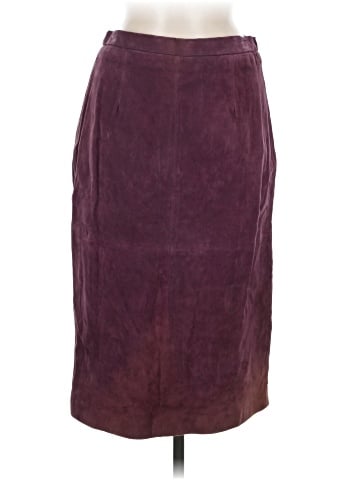 Terry Lewis Leather Skirt (view 1)