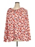 Croft & Barrow 100% Polyester Orange Long Sleeve Blouse Size 3X - photo 1