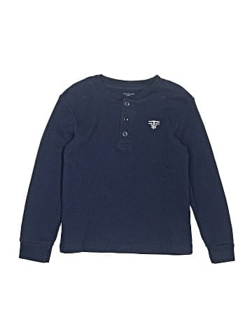 Tahari Long Sleeve Henley (view 1)