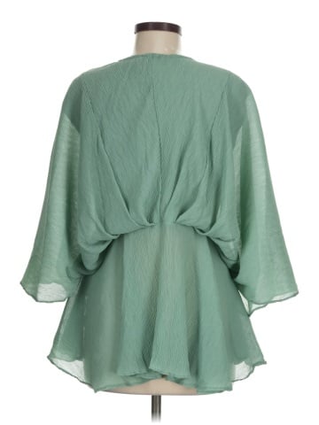 Easel 3/4 Sleeve Blouse (view 2)