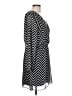 Express 100% Polyester Chevron-herringbone Black Casual Dress Size L - photo 4