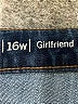 Flawless Solid Blue Jeans Size 16 - photo 6