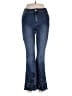 Coco + Carmen Hearts Blue Jeans Size M - photo 1