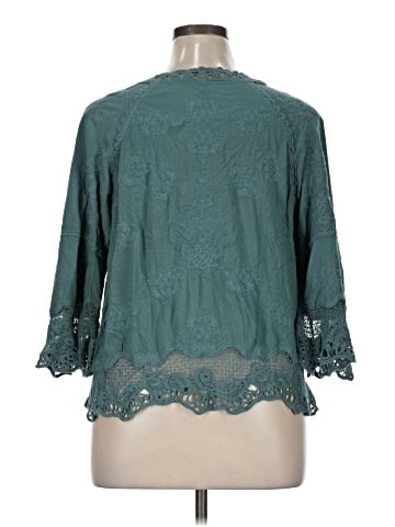 Democracy 3/4 Sleeve Blouse (view 2)