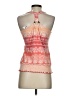 Self Esteem Orange Sleeveless Blouse Size S - photo 2