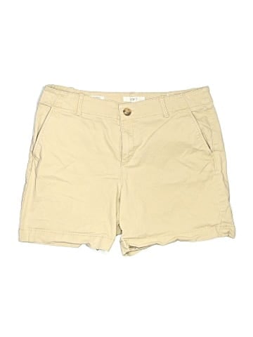 Ann Taylor LOFT Khaki Shorts (view 1)