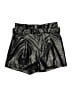 Divided by H&M 100% Polyester Metallic Black Shorts Size 4 - photo 1