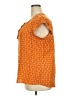 DR2 100% Rayon Orange Short Sleeve Blouse Size XXL - photo 5