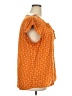DR2 100% Rayon Orange Short Sleeve Blouse Size XXL - photo 4