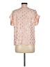 Shein 100% Polyester Pink Short Sleeve Blouse Size 6 - photo 2