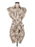 Do & Be 100% Polyester Tan Casual Dress Size M - photo 1