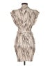 Do & Be 100% Polyester Tan Casual Dress Size M - photo 2