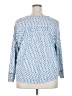 Style&Co 100% Cotton Blue 3/4 Sleeve Blouse Size 3X - photo 2