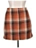 Assorted Brands 100% Polyester Plaid Brown Orange Casual Skirt Size XL - photo 2